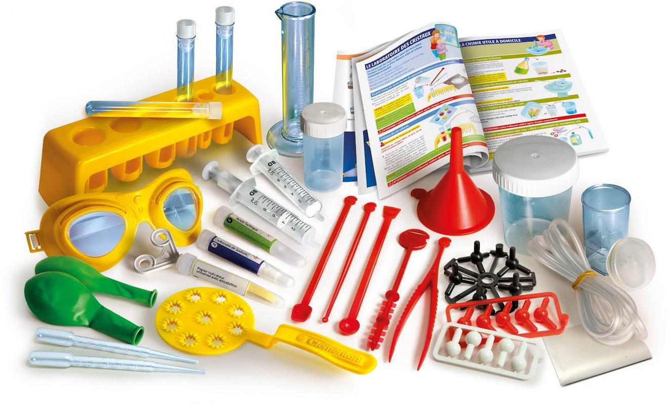 Kit scientifique 170 expériences éducatives ma chimie multicolore
