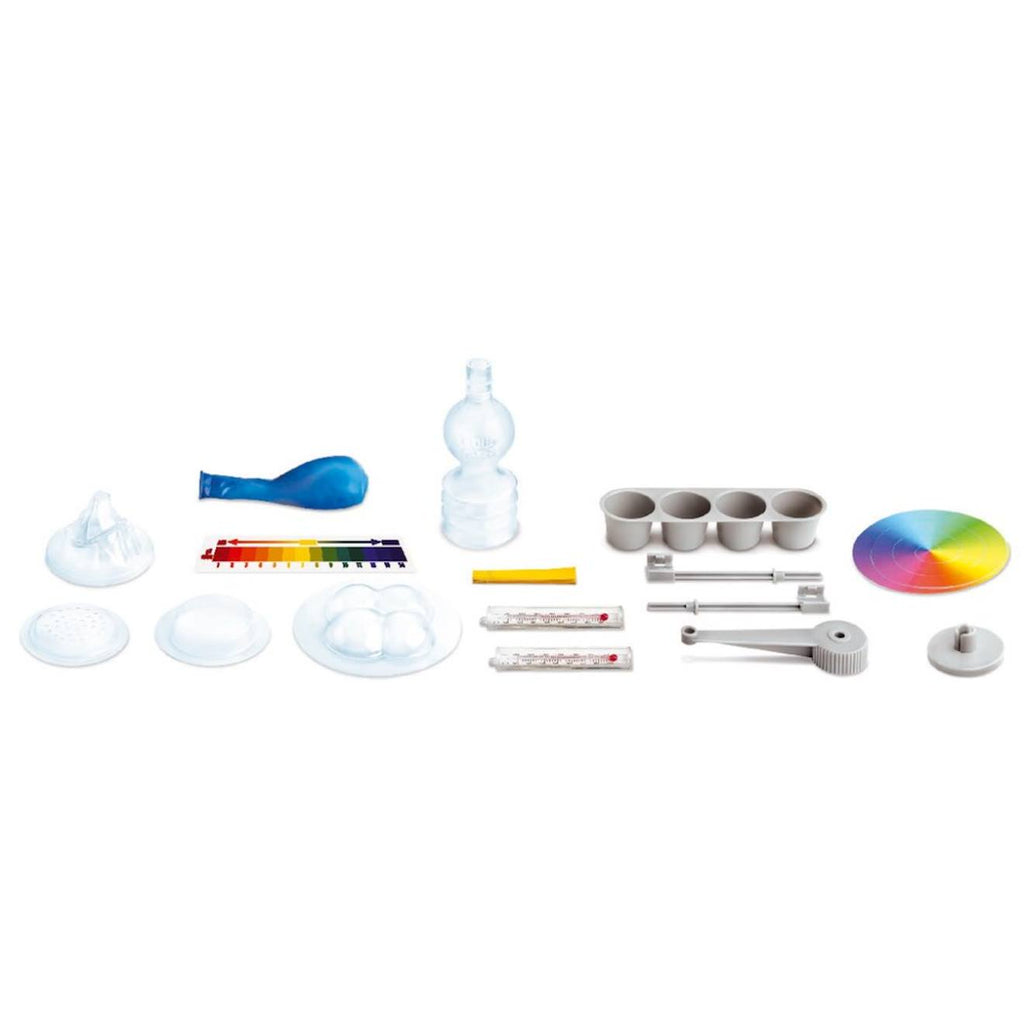 Kit scientifique météo – expérimente éclairs, nuages et vents multicolor