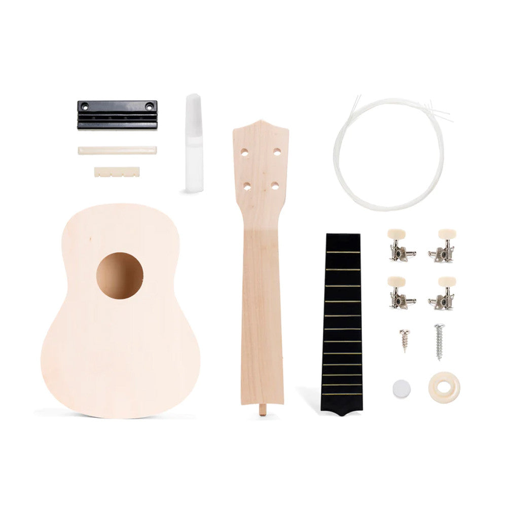 Kit Ukulélé à Monter Soi-Même - Musique Kikkerland