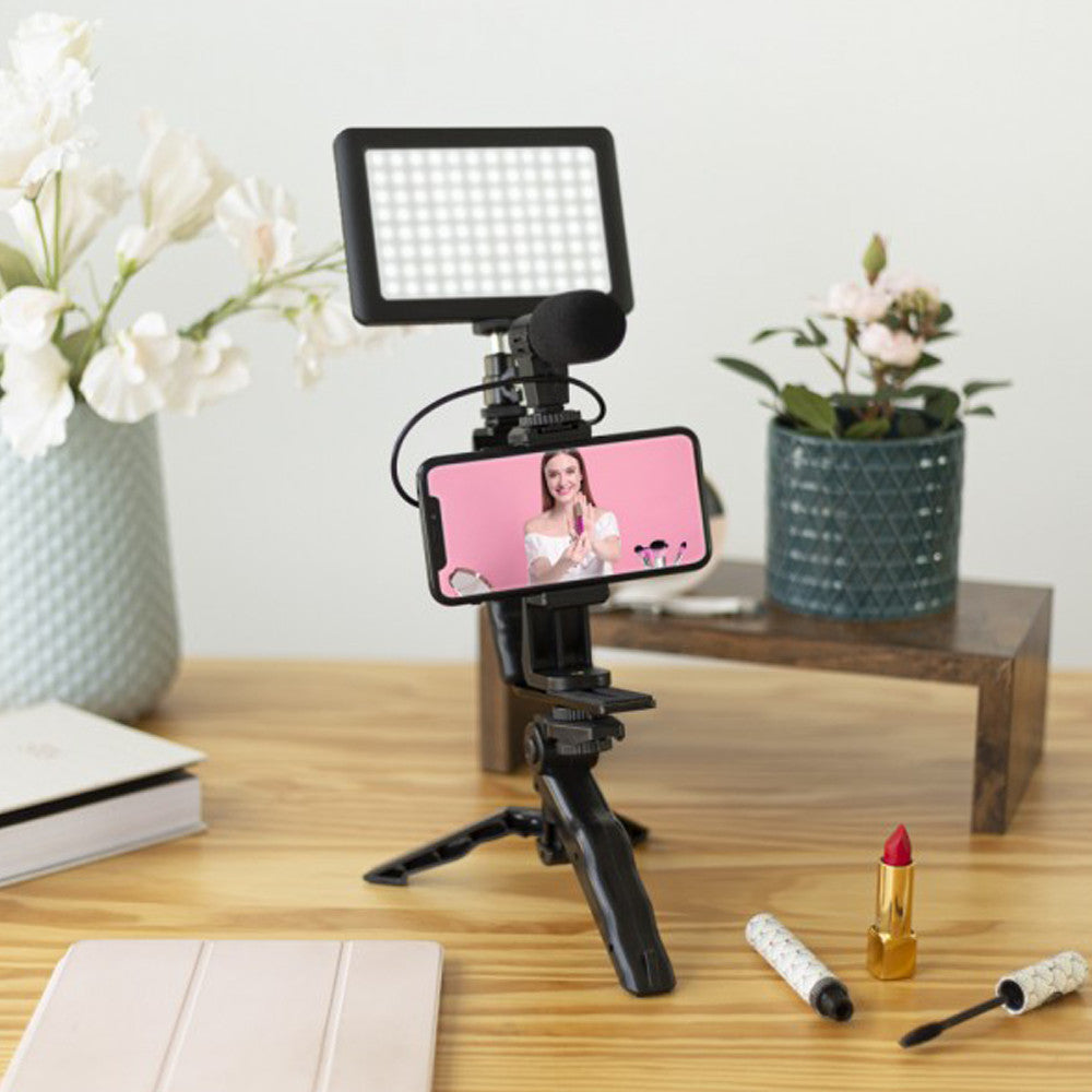 Kit Vidéo Vlogging - Support Téléphone