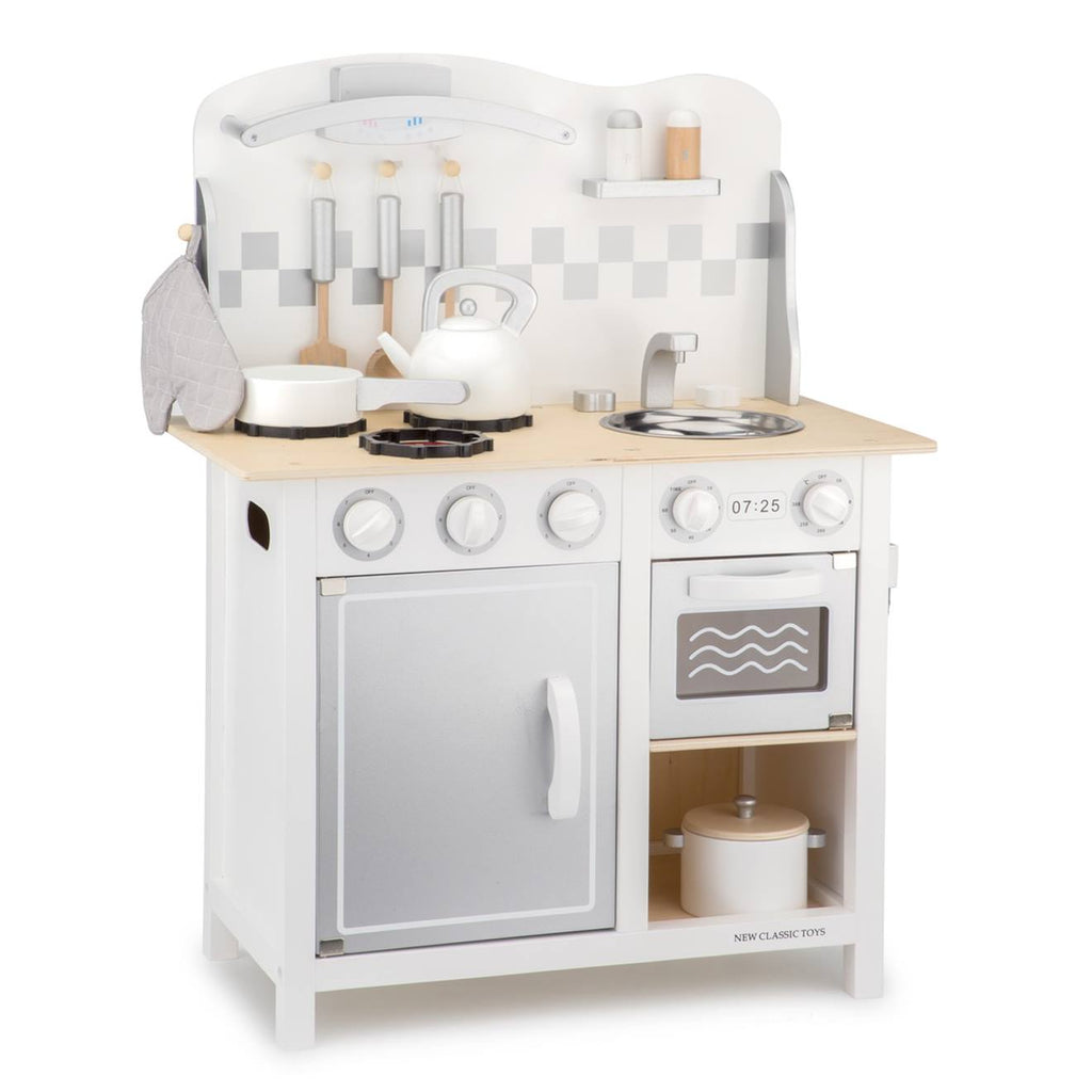 Kitchenette bon appétit blanche argent blanc