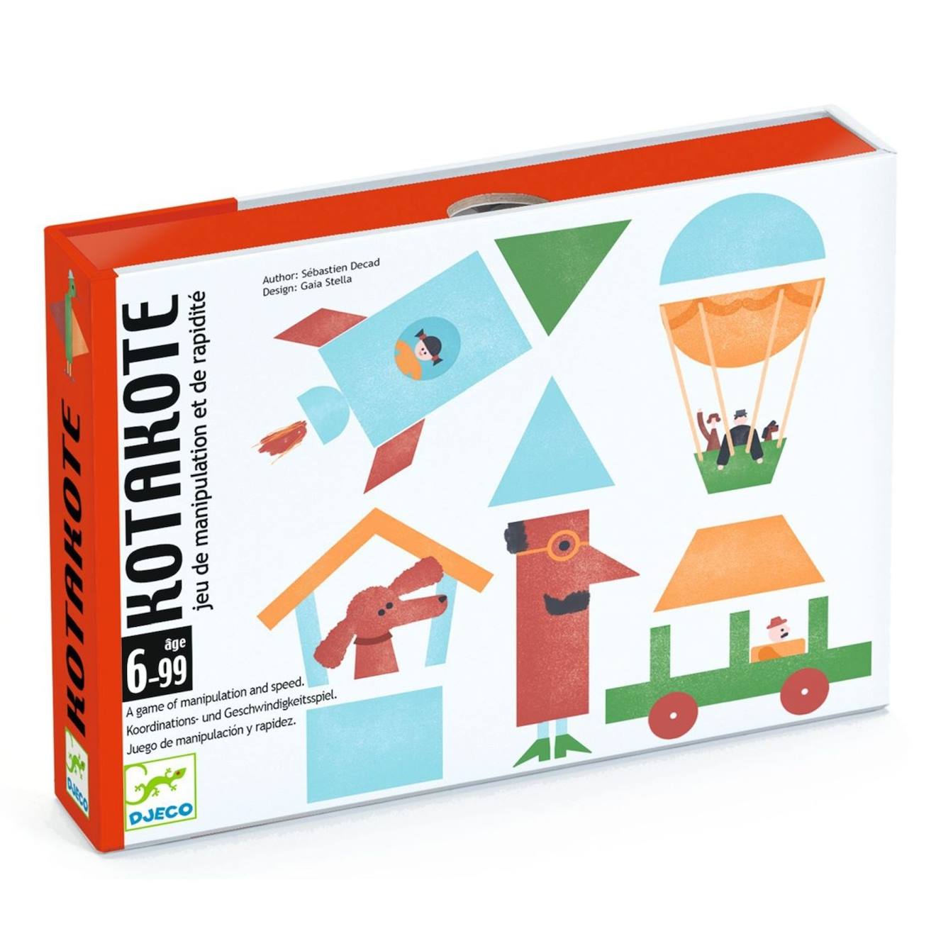 Kotakote jeu de manipulation et de rapidité multicolore