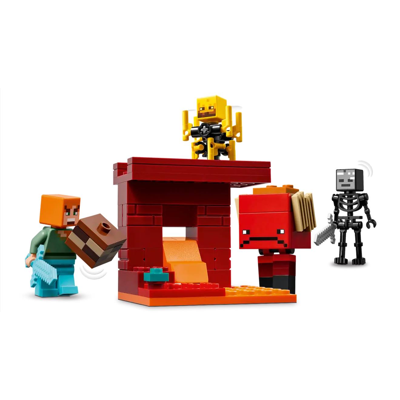 La bataille de la lave du nether 21266 LEGO Minecraft multicolore