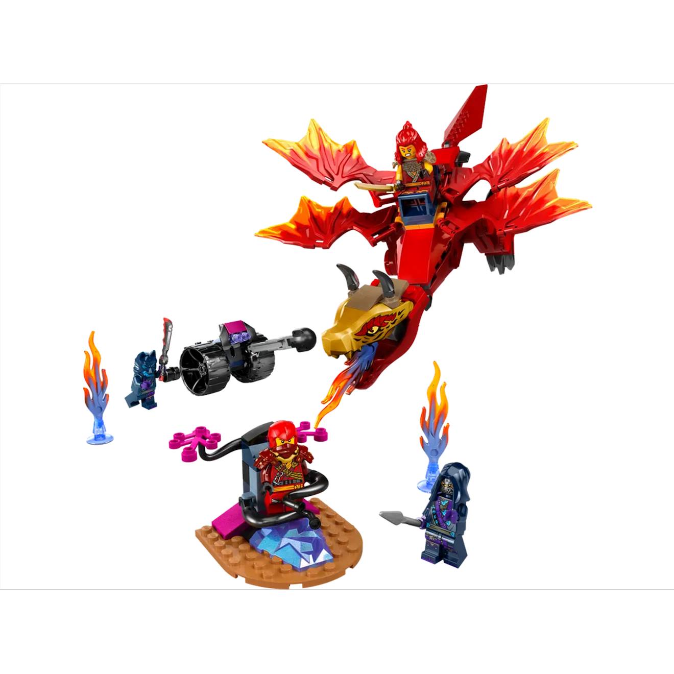 La bataille du dragon source de kai 71815 Ninjago multicolore