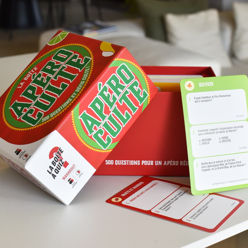 La Boîte à Apéro Culte - Jeu d'Ambiance Marabout