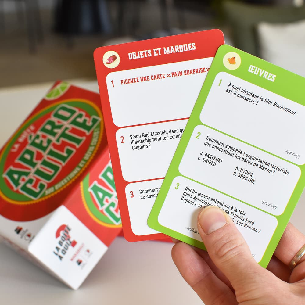 La Boîte à Apéro Culte - Jeu d'Ambiance Marabout