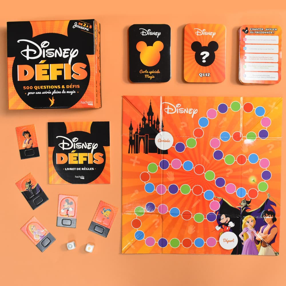 La Boîte à Défis Disney - Jeux de Société Originaux