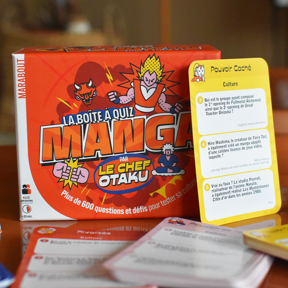 La Boîte à Quiz Manga avec le Chef Otaku - Jeu d'Ambiance