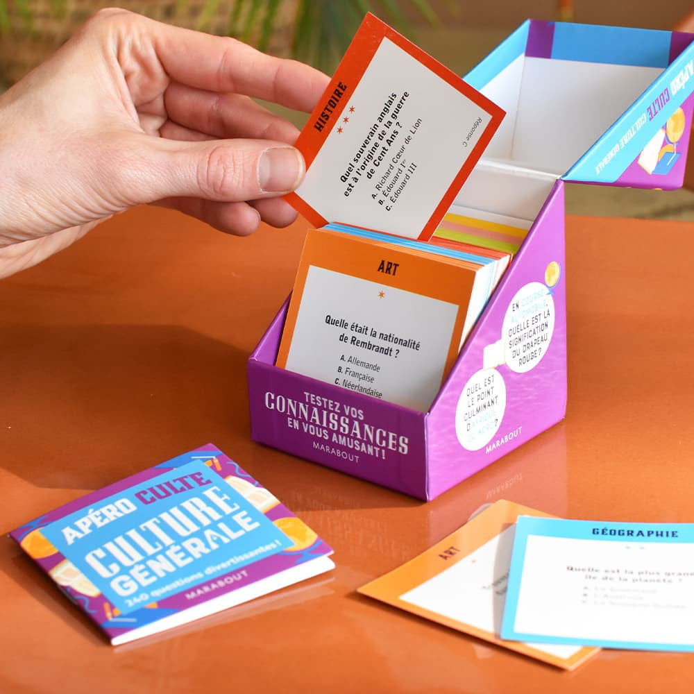 La Boîte Apéro Culte Culture Générale - Jeu d'Ambiance Marabout