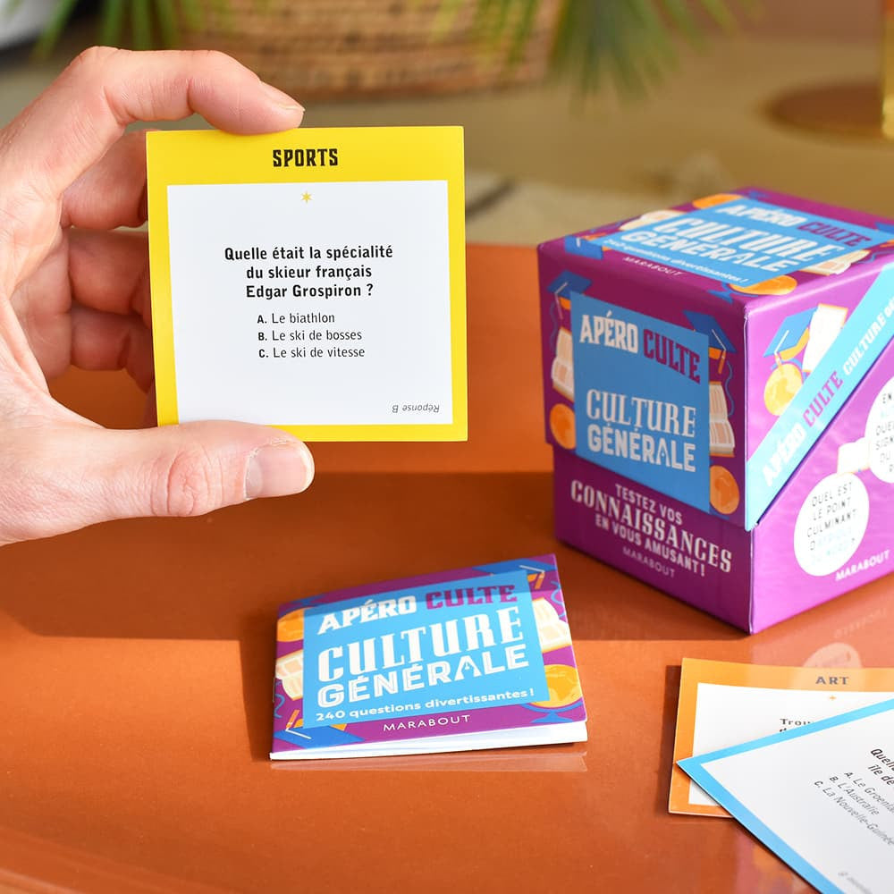 La Boîte Apéro Culte Culture Générale - Jeu d'Ambiance Marabout