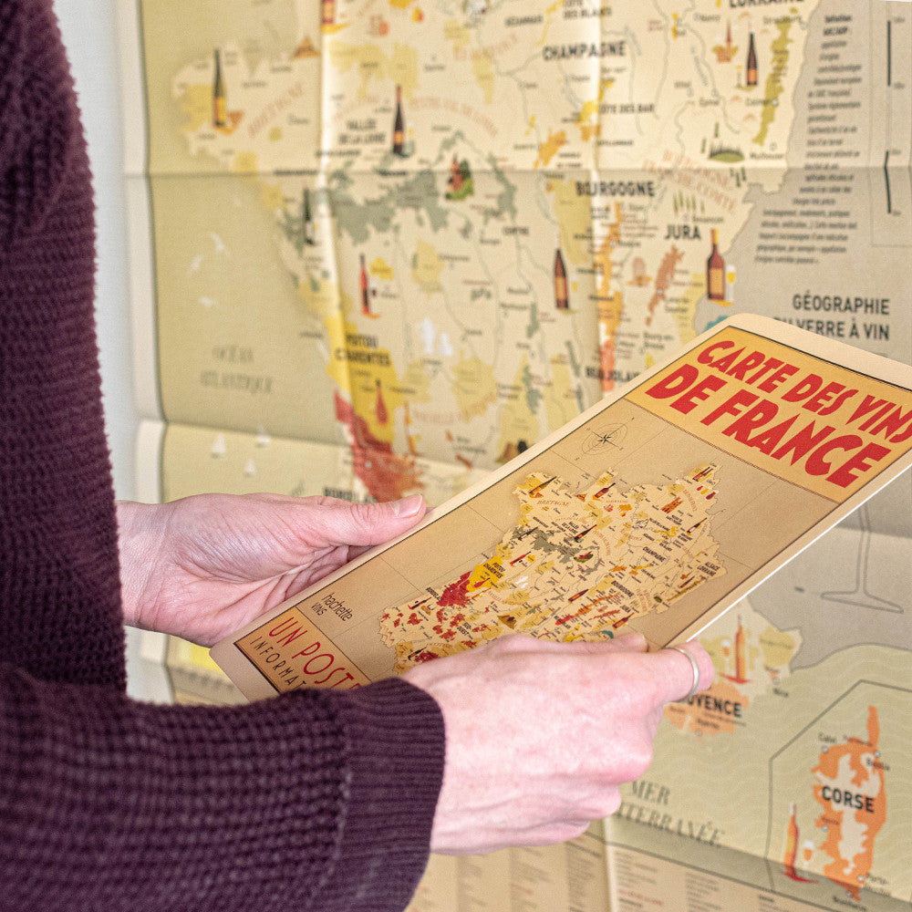 La Carte des Vins de France - Décoration Murale