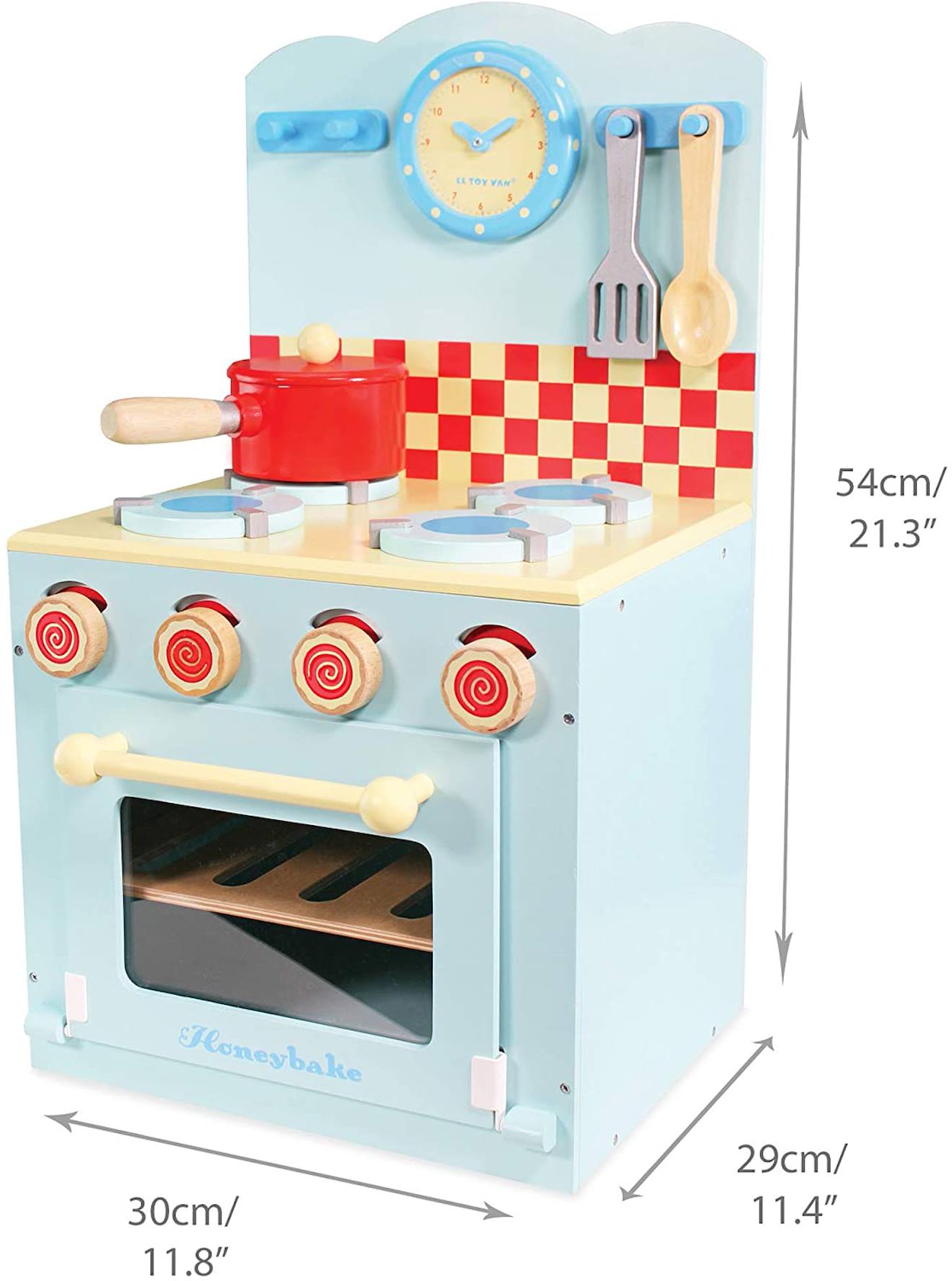 La cuisinière et four bleu