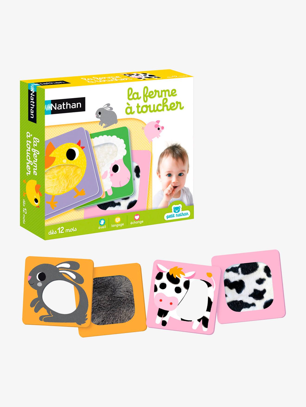 La ferme à toucher multicolore