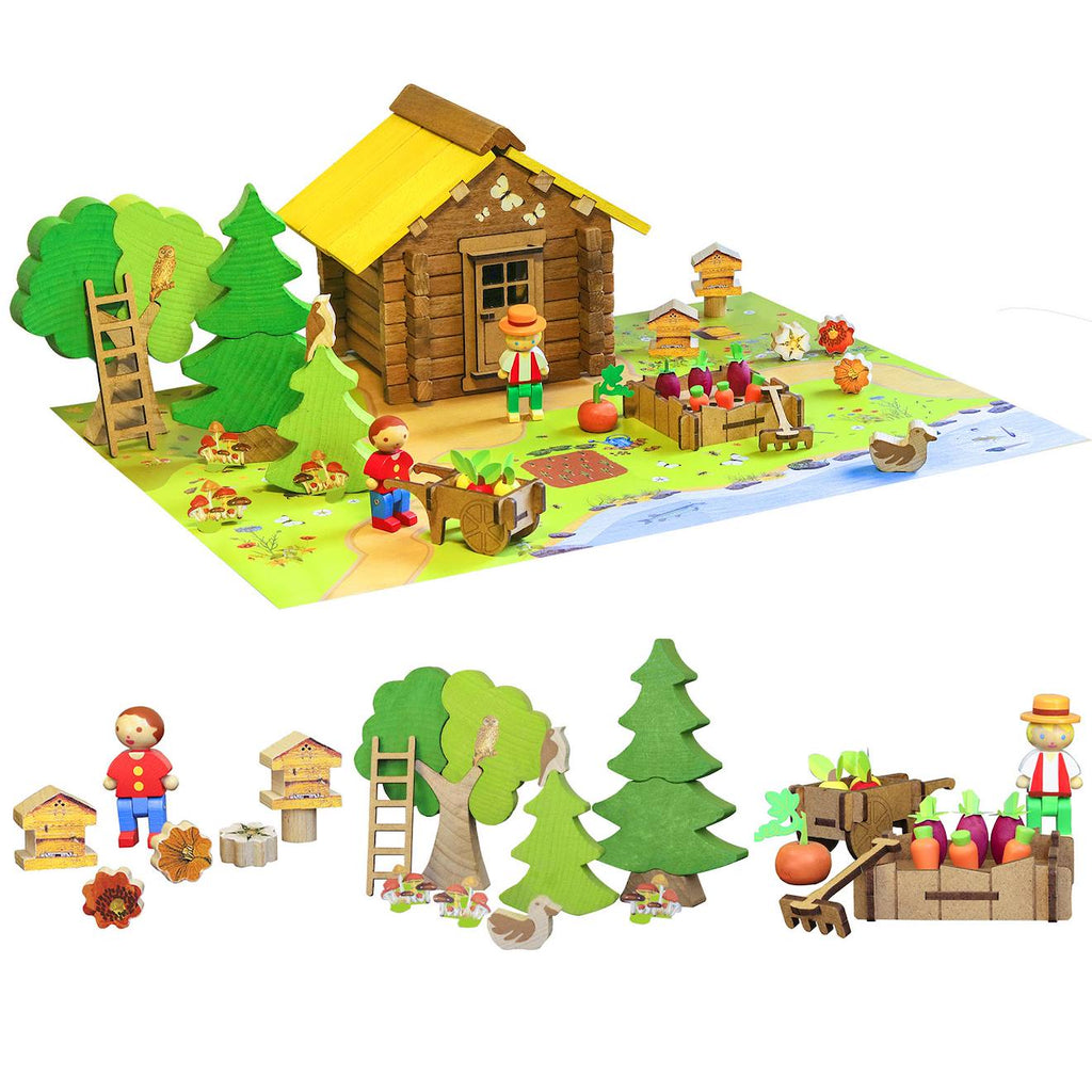 La maison de la nature 95 pièces marron