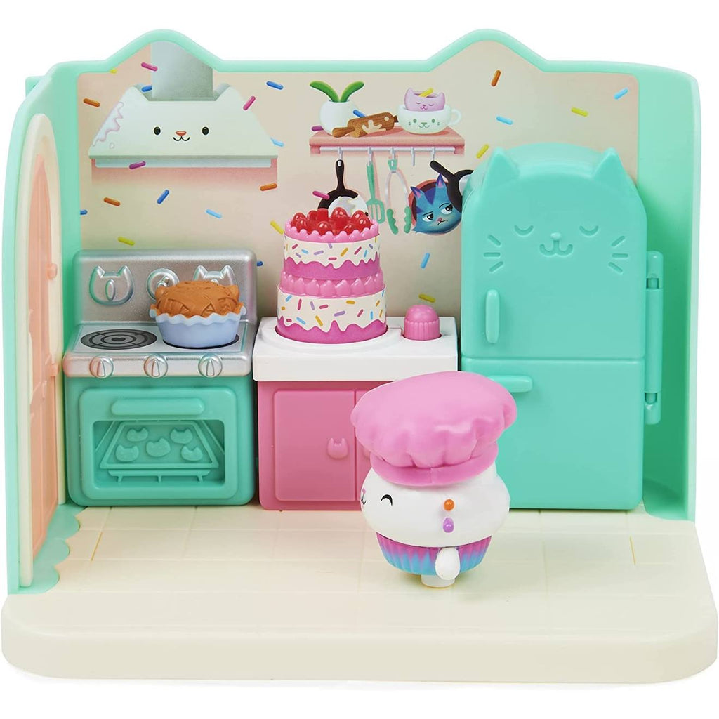 La maison de poupée de Gabby's Dollhouse - chambre de luxe - la cuisine de cakey multicolore