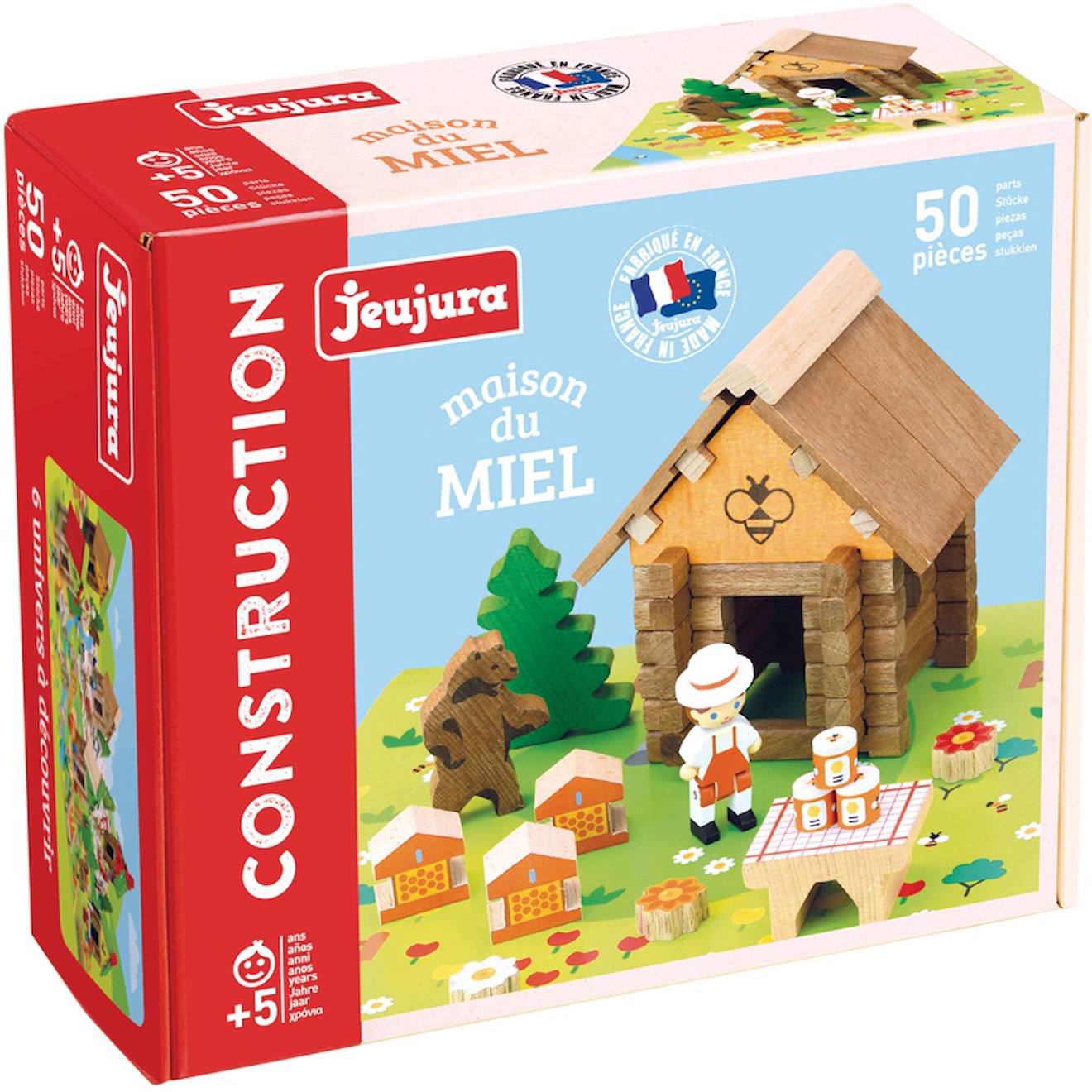 La maison du miel 50 pièces multicolore