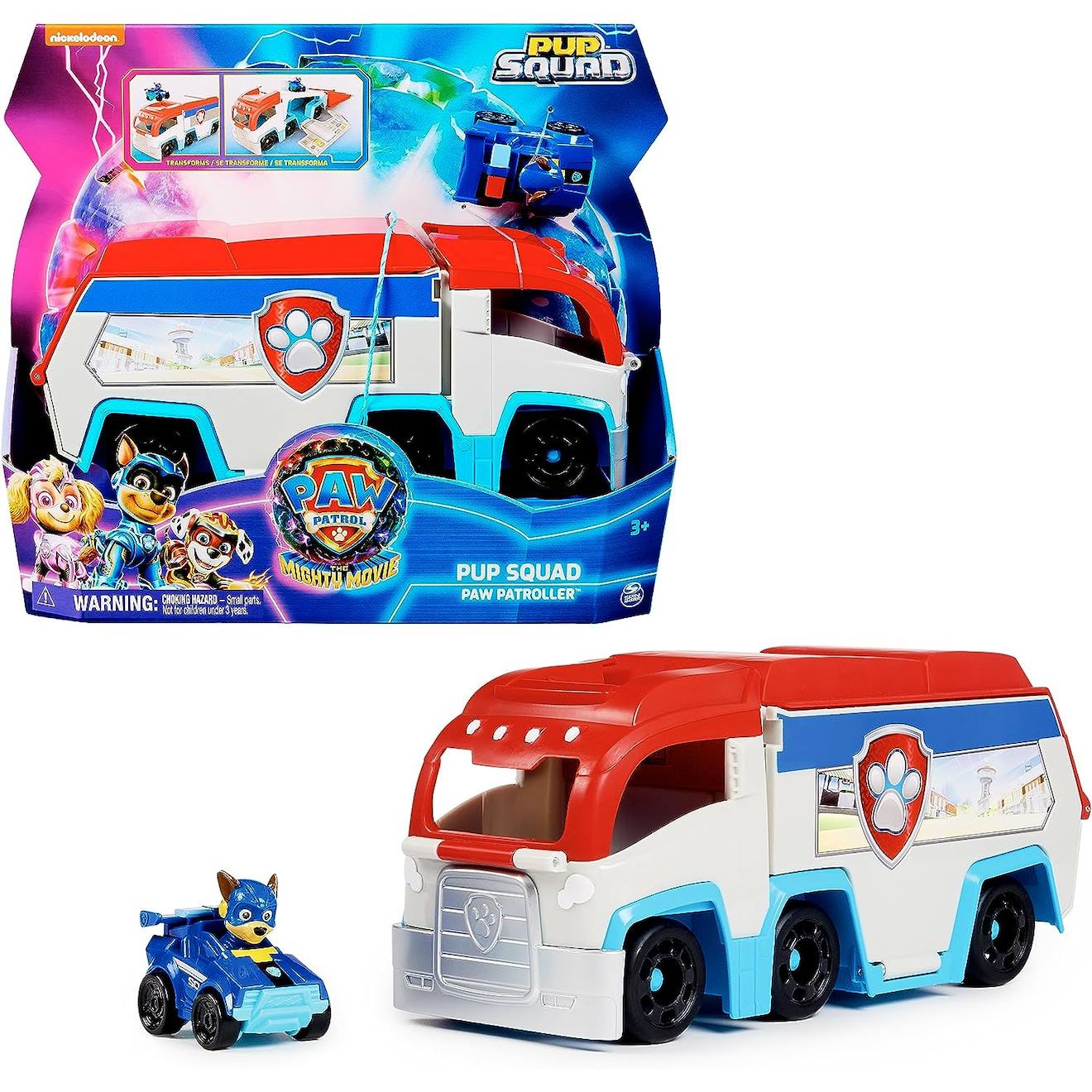 La pat patrouille patrouilleur pup squad multicolore