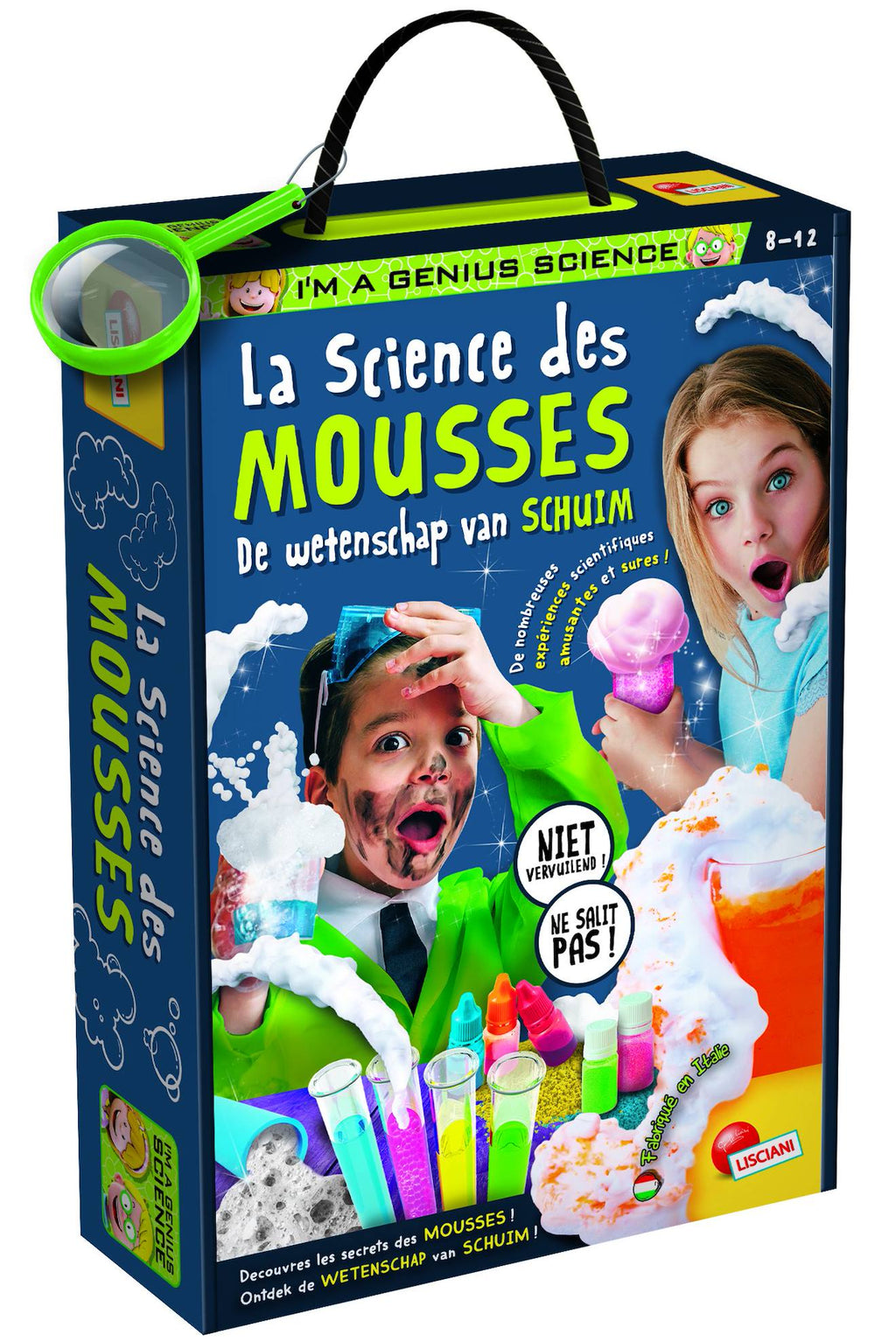 La science des mousses multicolore