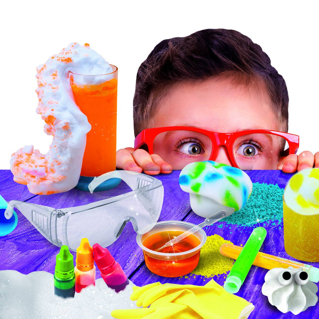La science des mousses multicolore