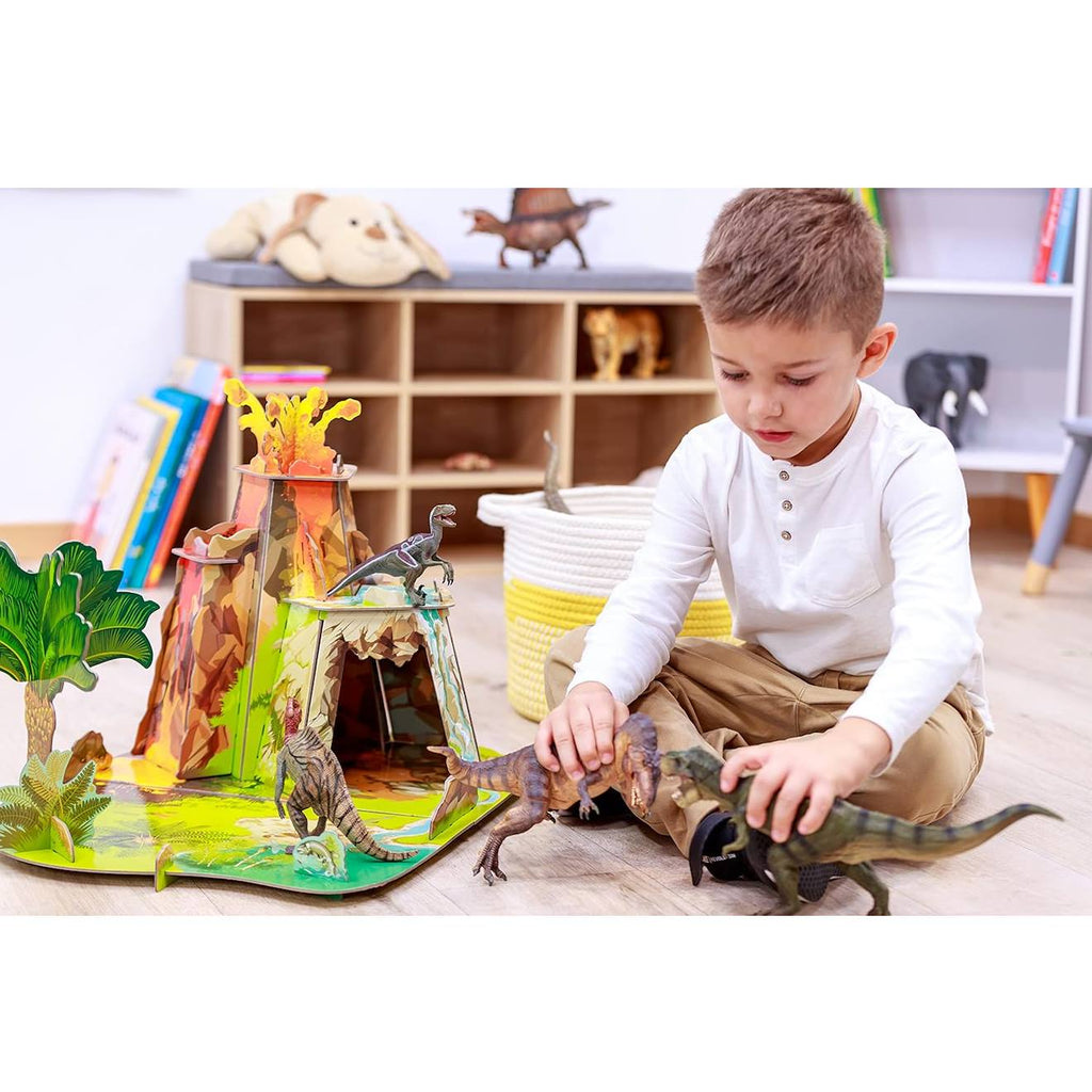 La terre des dinosaures pour figurine vert