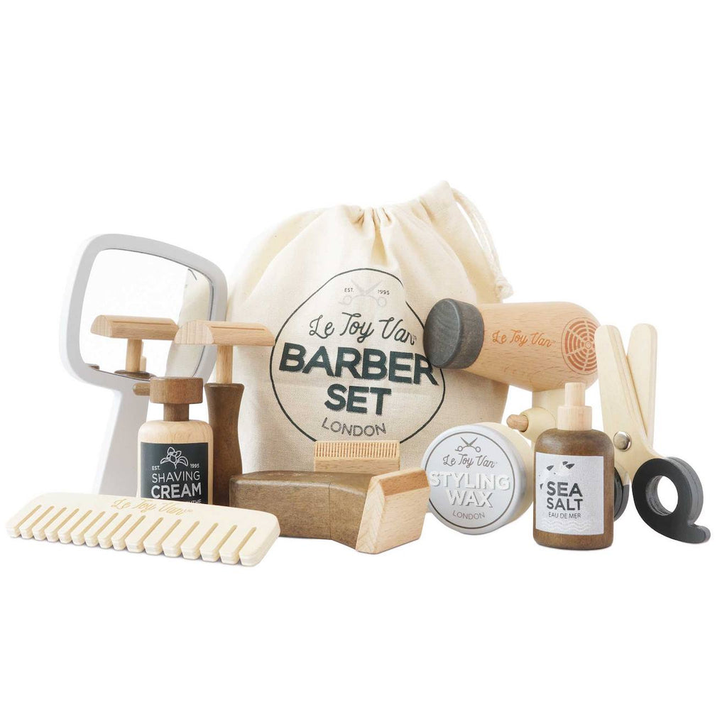 La trousse du barbier beige