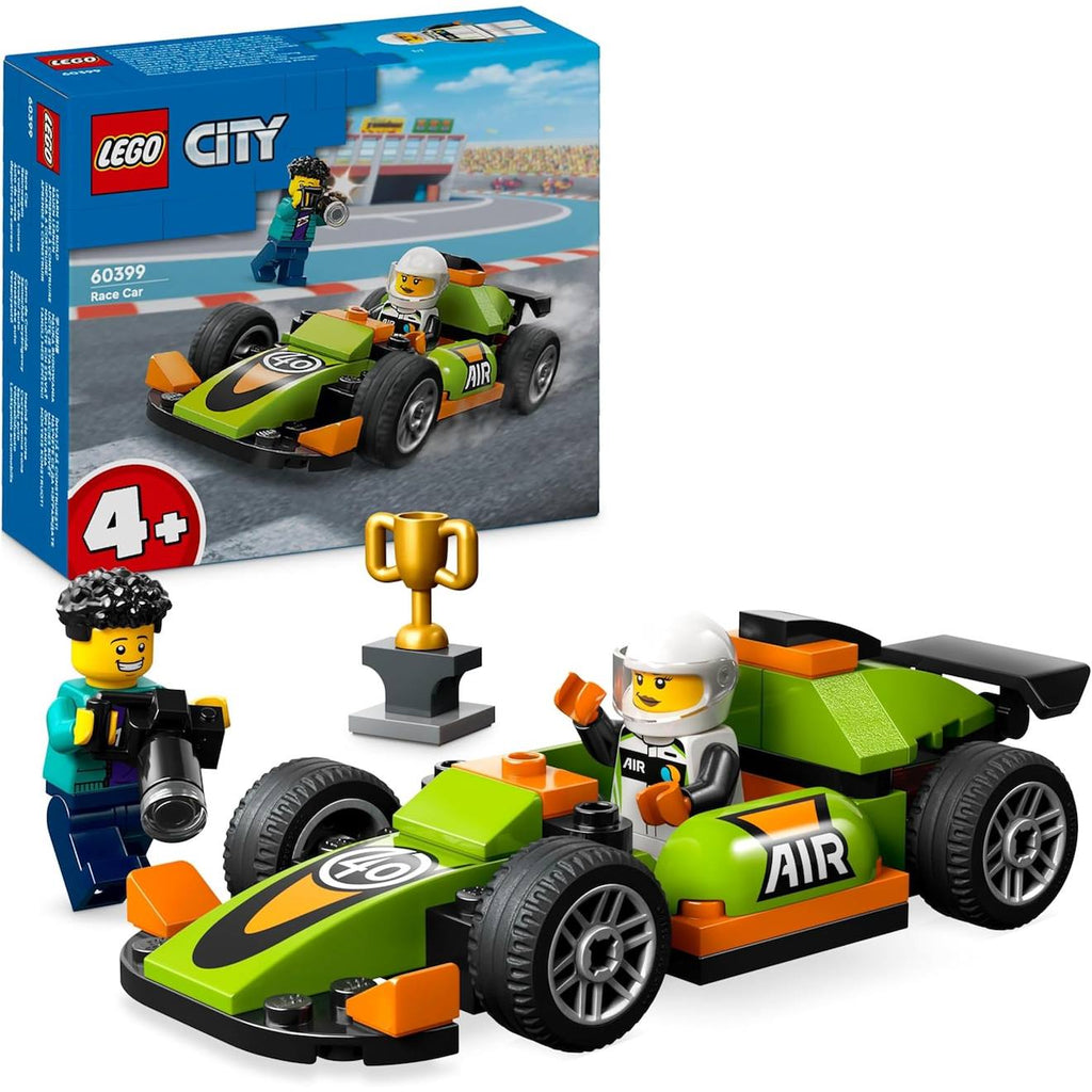 La voiture de course verte 60399 multicolore