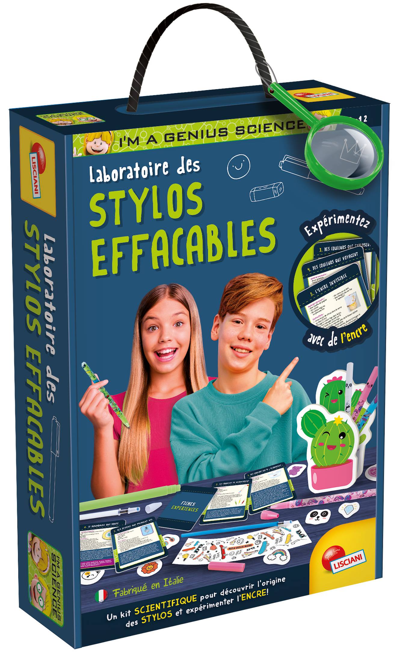 Laboratoire de stylos effaçables edition fr i'm a genius multicolore
