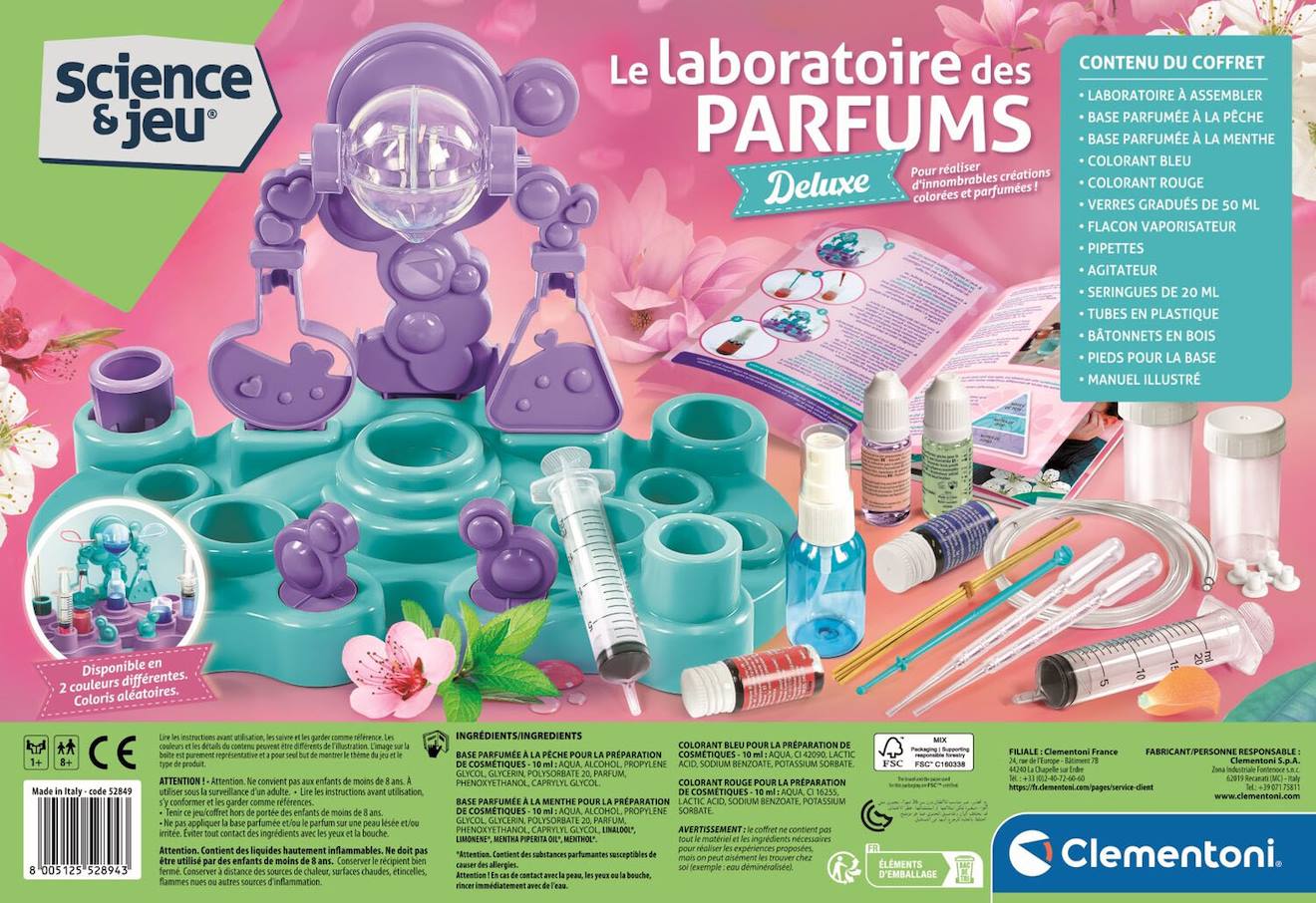 Laboratoire des parfums multicolore