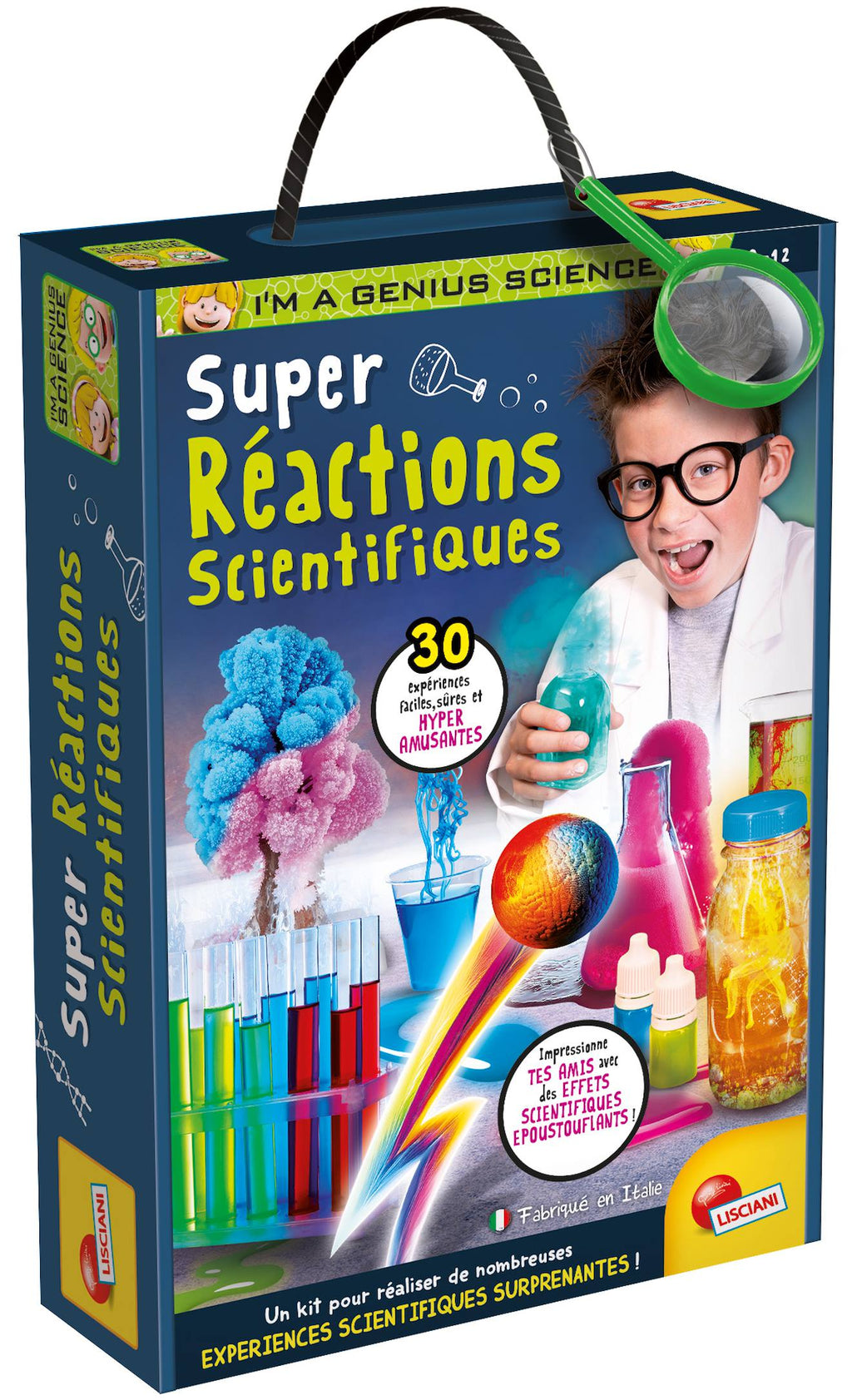 Laboratoire des super réactions scientifiques- 30 expériences multicolore