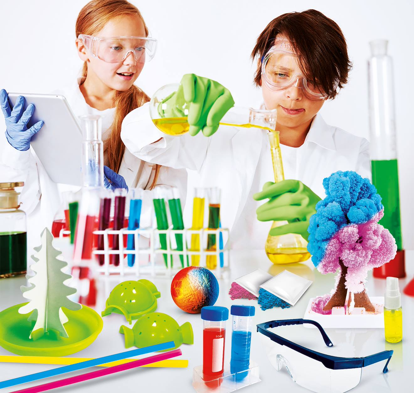 Laboratoire des super réactions scientifiques- 30 expériences multicolore