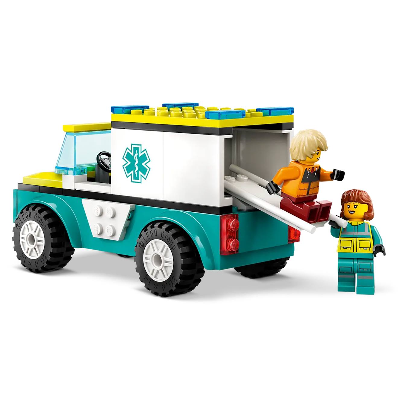 L'ambulance de secours et le snowboardeur 60403 multicolore