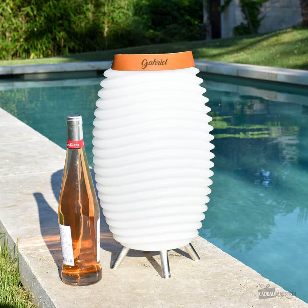 Lampadaire LED Seau à Glace Kooduu 35 à Personnaliser - Enceinte Personnalisée Kooduu