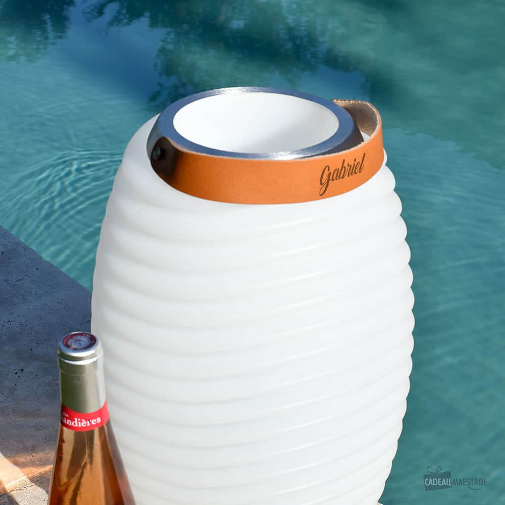 Lampadaire LED Seau à Glace Kooduu 35 à Personnaliser - Enceinte Personnalisée Kooduu
