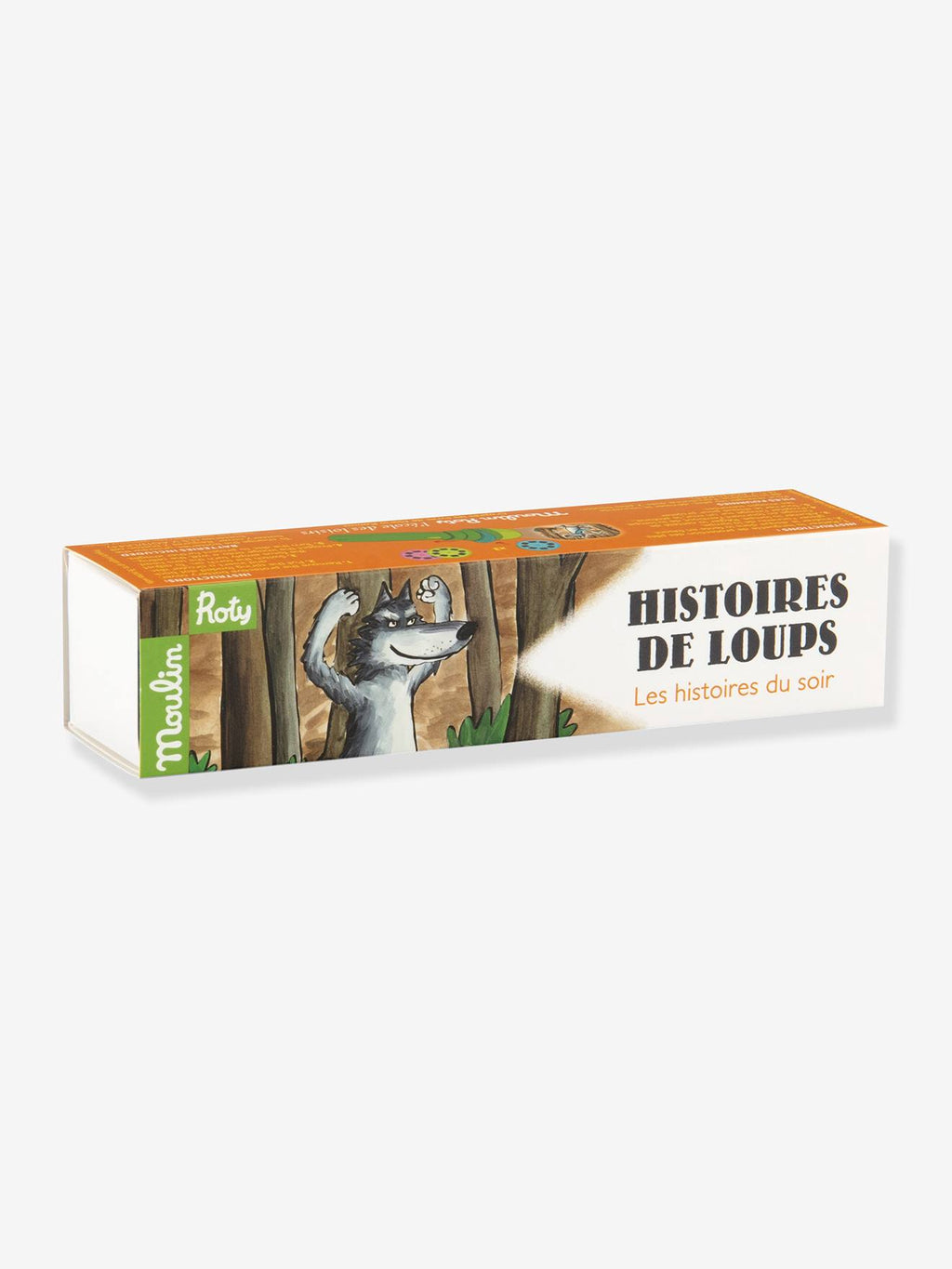 Lampe à histoires loups multicolore