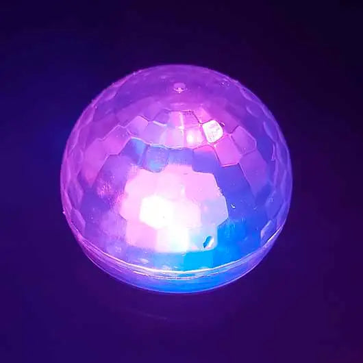 Lampe disco de bain illuminant la salle de bain de couleurs