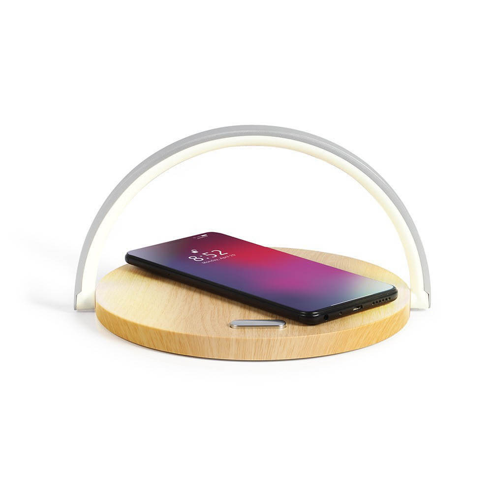 Lampe de Chevet Tactile Avec Station de Chargement - Lampe Personnalisée Livoo