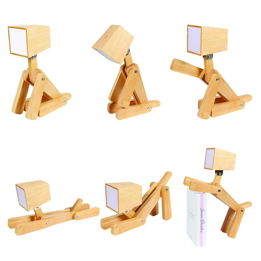 Lampe Chien en Bois Sans Fil - Lampe Originale