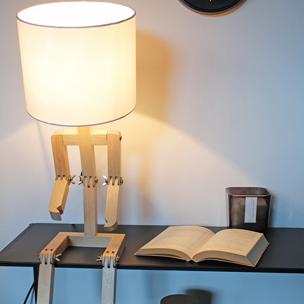 Lampe Design Emil en Bois - Lampe Originale