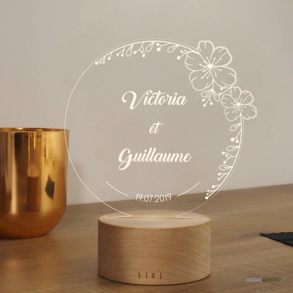 Lampe Lixi Amour des Iles à Personnaliser - Lampe Personnalisée