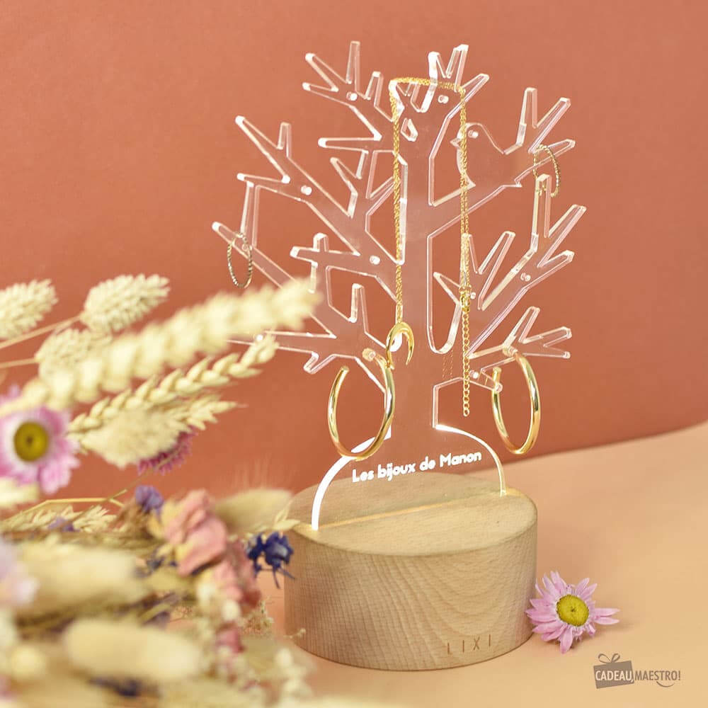 Lampe Lixi Arbre à Bijoux à Personnaliser - Lampe Personnalisée