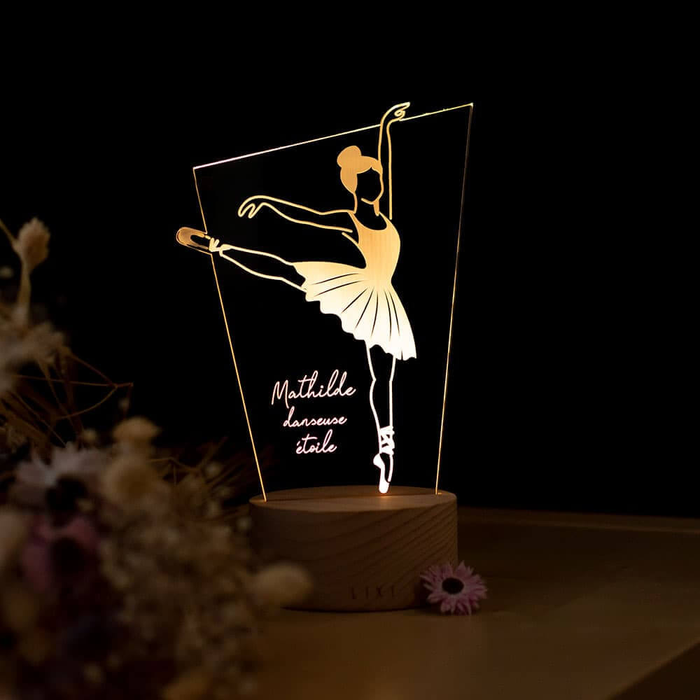 Lampe Lixi Danseuse à Personnaliser - Lampe Personnalisée