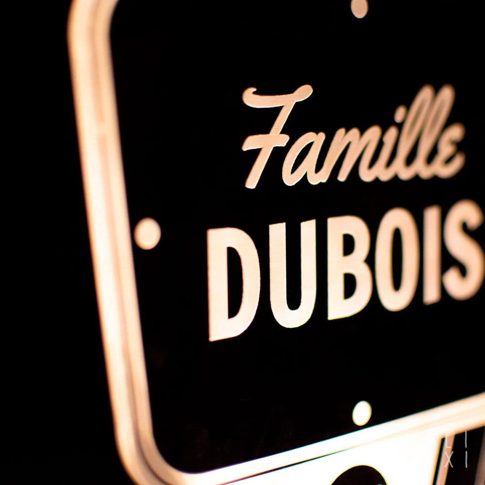 Lampe Lixi Famille à Personnaliser - Lampe Personnalisée