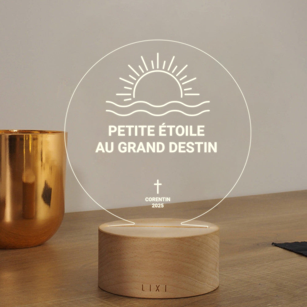 Lampe Lixi Fête Chrétienne à Personnaliser - Lampe Personnalisée