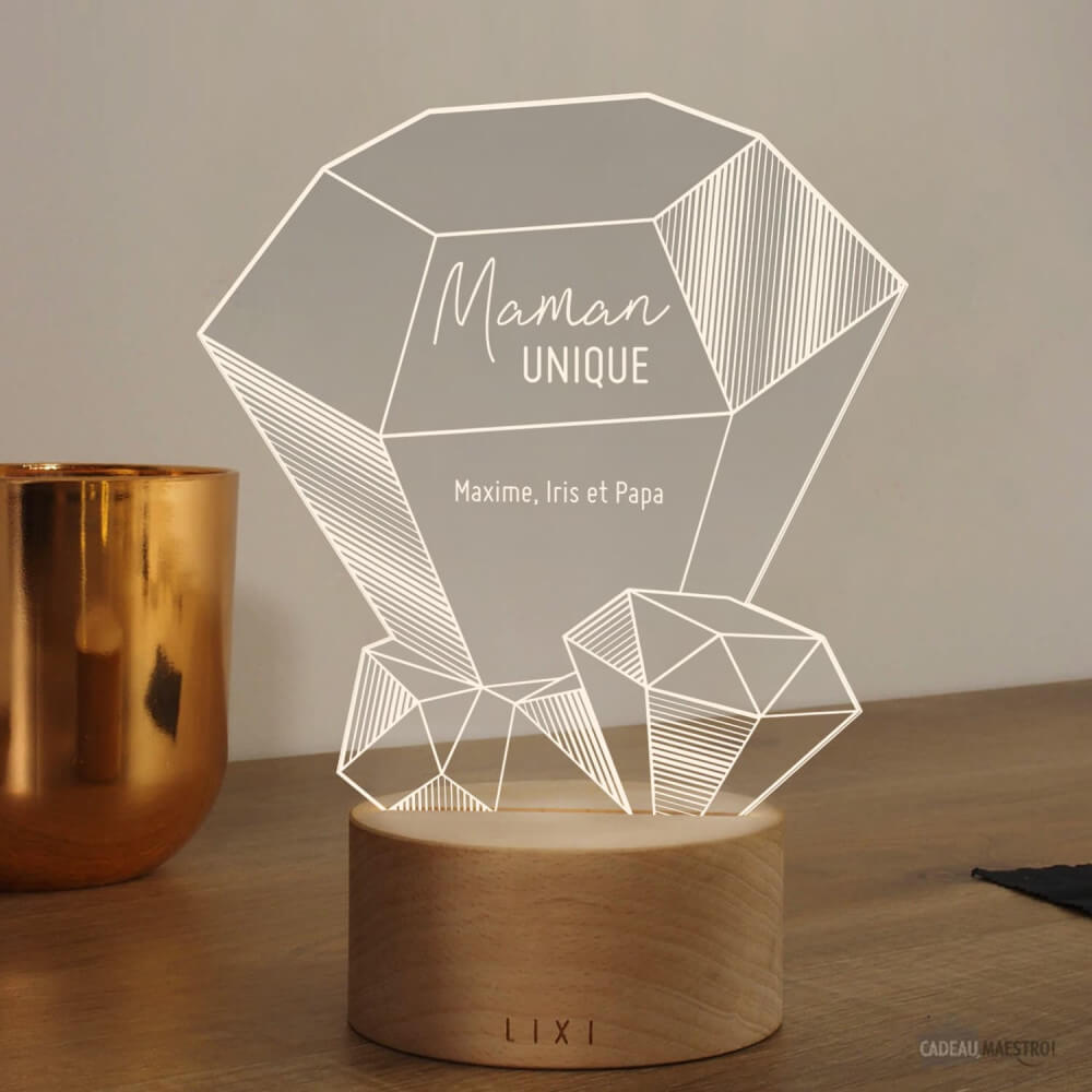 Lampe Lixi Maman Unique à Personnaliser - Lampe Personnalisée