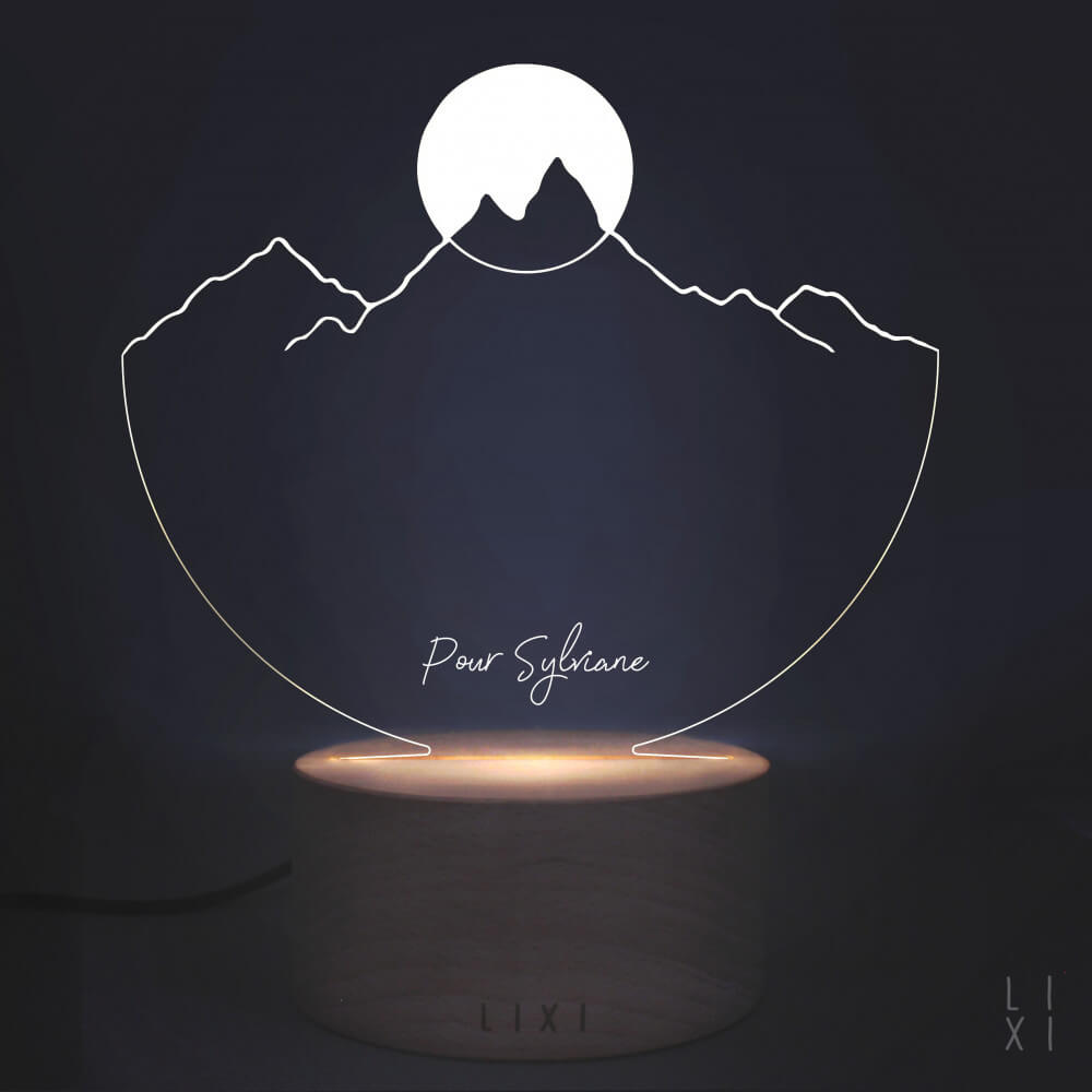 Lampe Lixi Moonlight à Personnaliser - Lampe Personnalisée Lixi