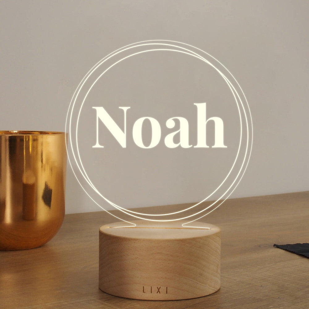 Lampe Lixi Prénom à Personnaliser - Lampe Personnalisée