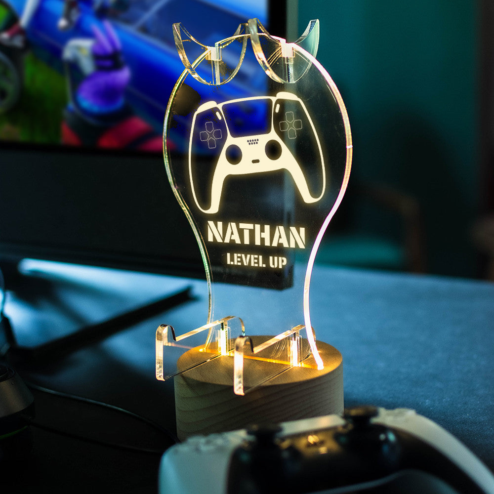 Lampe Lixi Support Manette et Casque Gaming à Personnaliser - Lampe Personnalisée