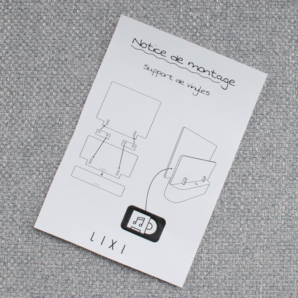 Lampe Lixi XL Support Vinyle Playlist à Personnaliser - Lampe Personnalisée