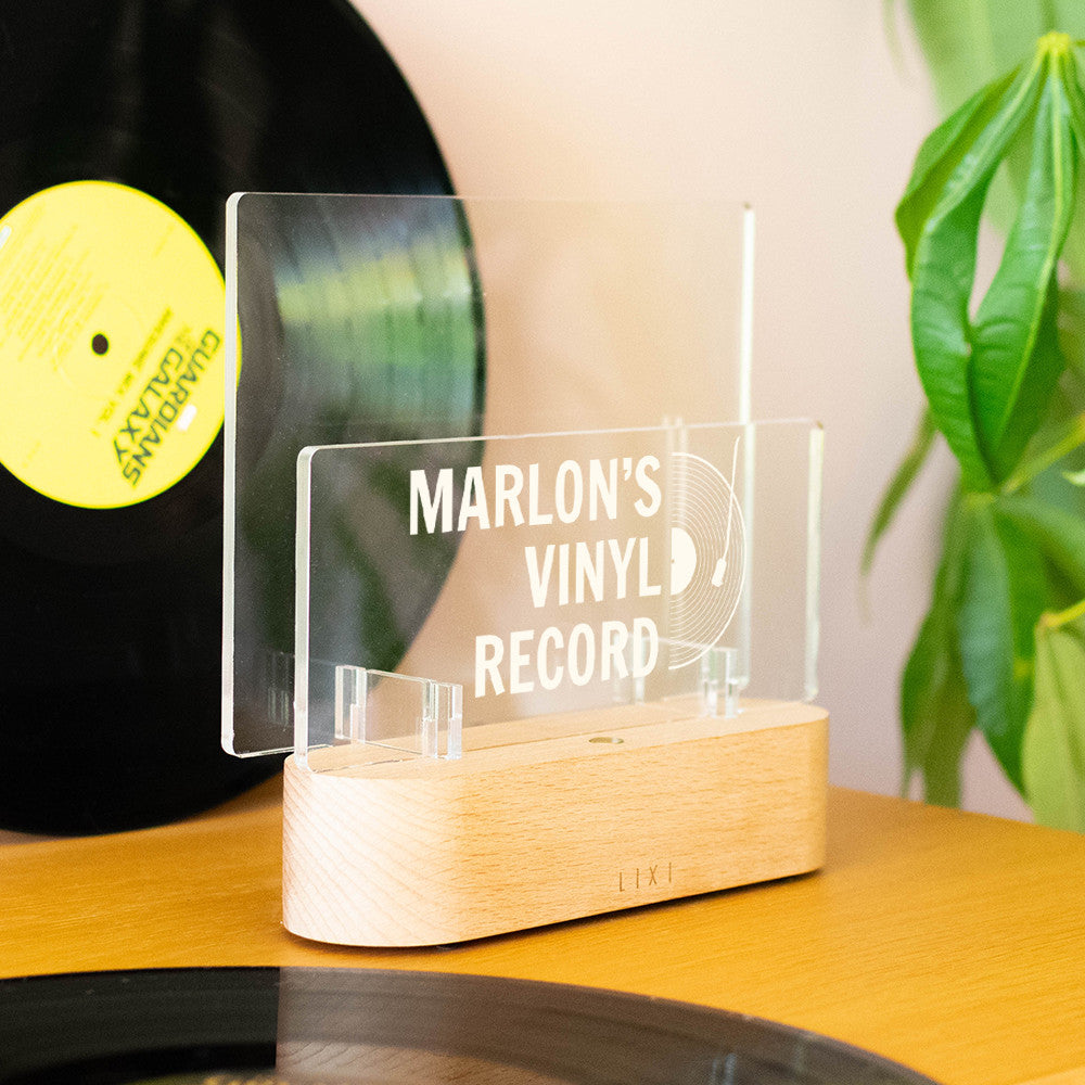Lampe Lixi XL Support Vinyle Prénom à Personnaliser - Lampe Personnalisée