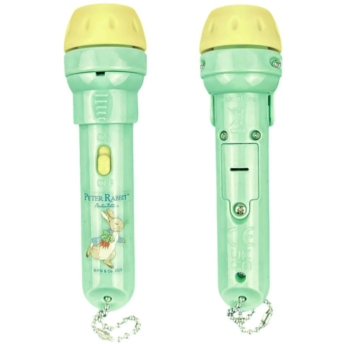 Lampe projecteur d'histoires vert, jaune